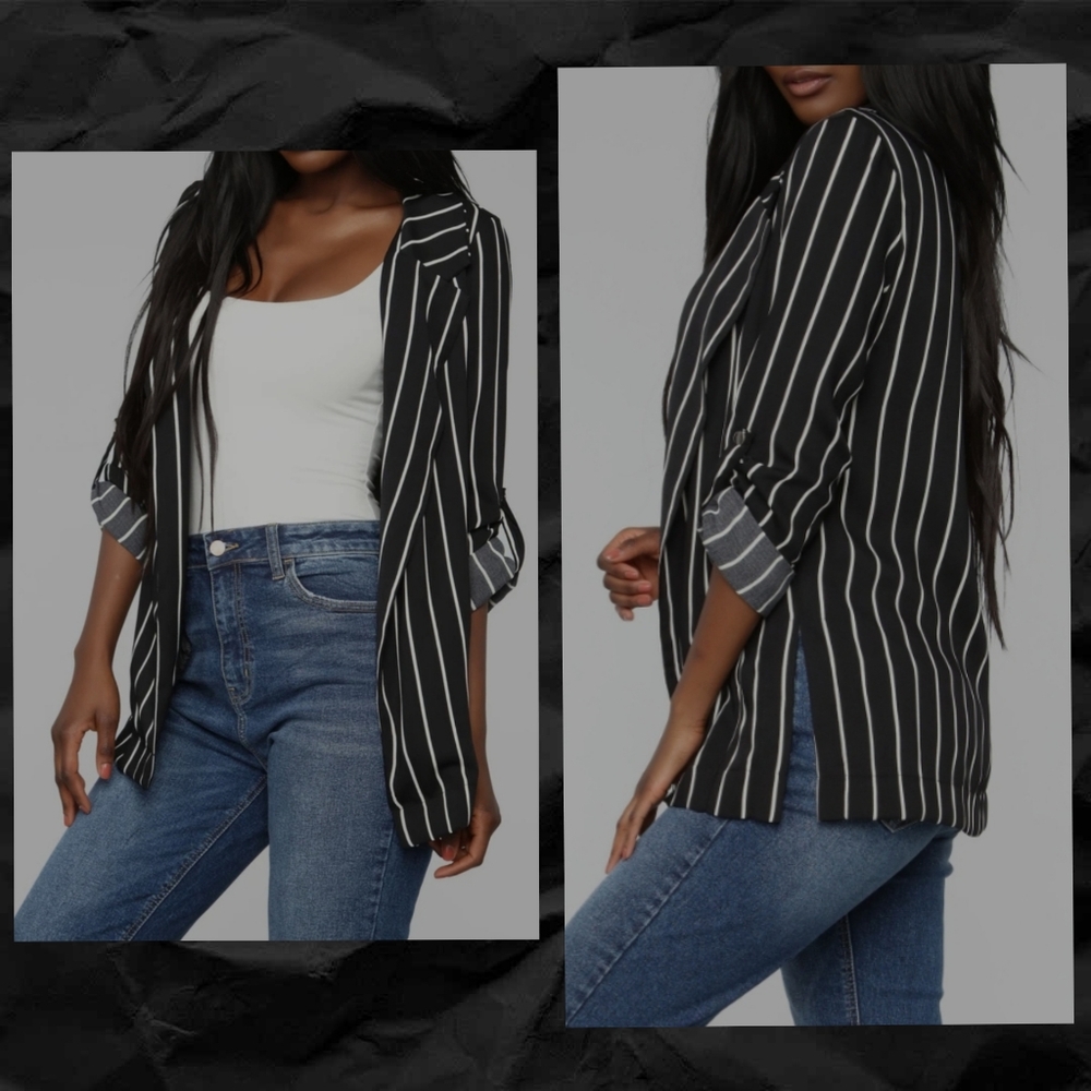 Striped blazer